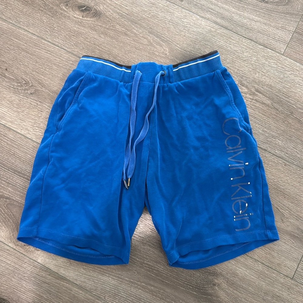Used Men’s Medium Blue Calvin Klein Sweat Shorts